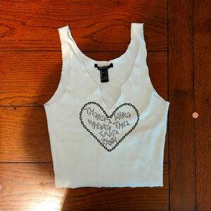 Crop tank top
